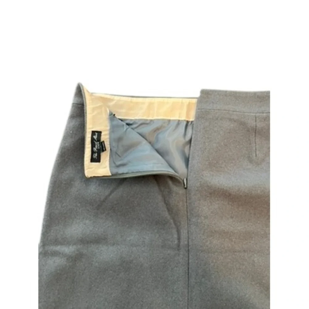J.Crew The Pencil Skirt Gray Wool Blend Tailored Career Midi Skirt Size 2‎